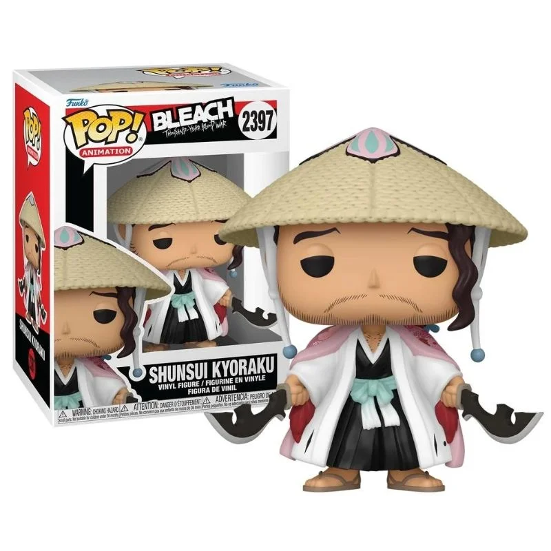 Funko Pop Shunsui Kyoraku con sombrero de paja - Bleach
