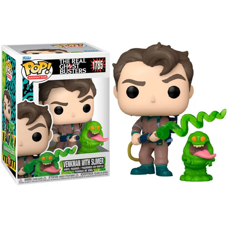 Figura Funko Pop Peter Venkman con Slimer Ghostbusters