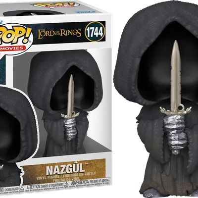 Funko Pop Nazgul con túnica negra y espada - El Señor de los Anillos