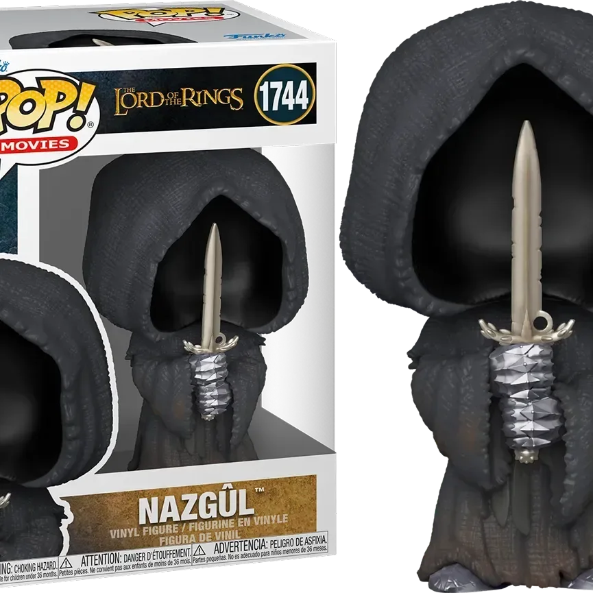 Funko Pop Nazgul con túnica negra y espada - El Señor de los Anillos
