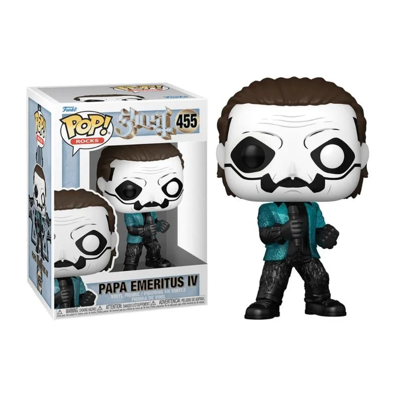 Funko Pop Papa Emeritus IV Ghost número 455 con acabado brillante