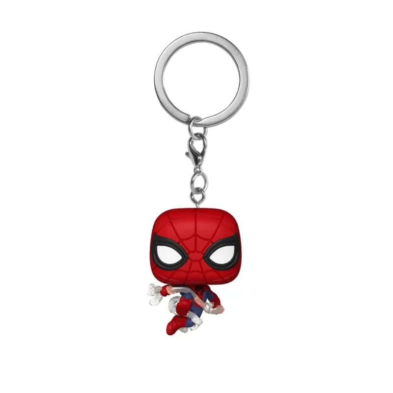 Llavero Funko Pop Spider-Man rojo y azul de Marvel