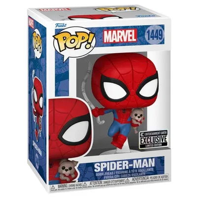 Funko Pop Spiderman con perro Sándwich Marvel exclusiva