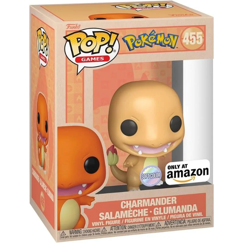 Funko Pop Charmander Pokémon Soft Color exclusivo Amazon