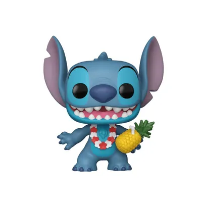Funko Pop Stitch Luau con collar hawaiano y piña — Lilo & Stitch