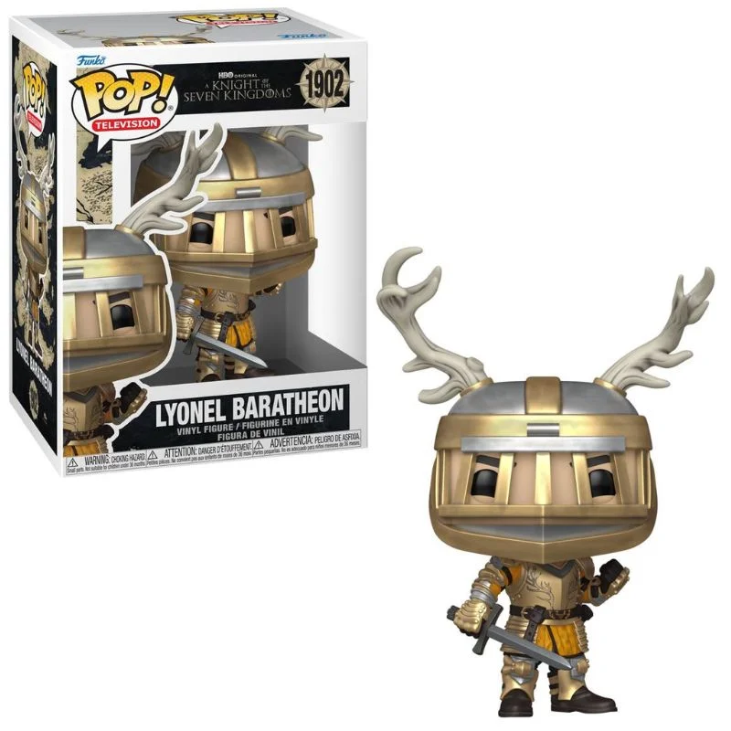Funko Pop Lyonel Baratheon con cuernos de ciervo dorado