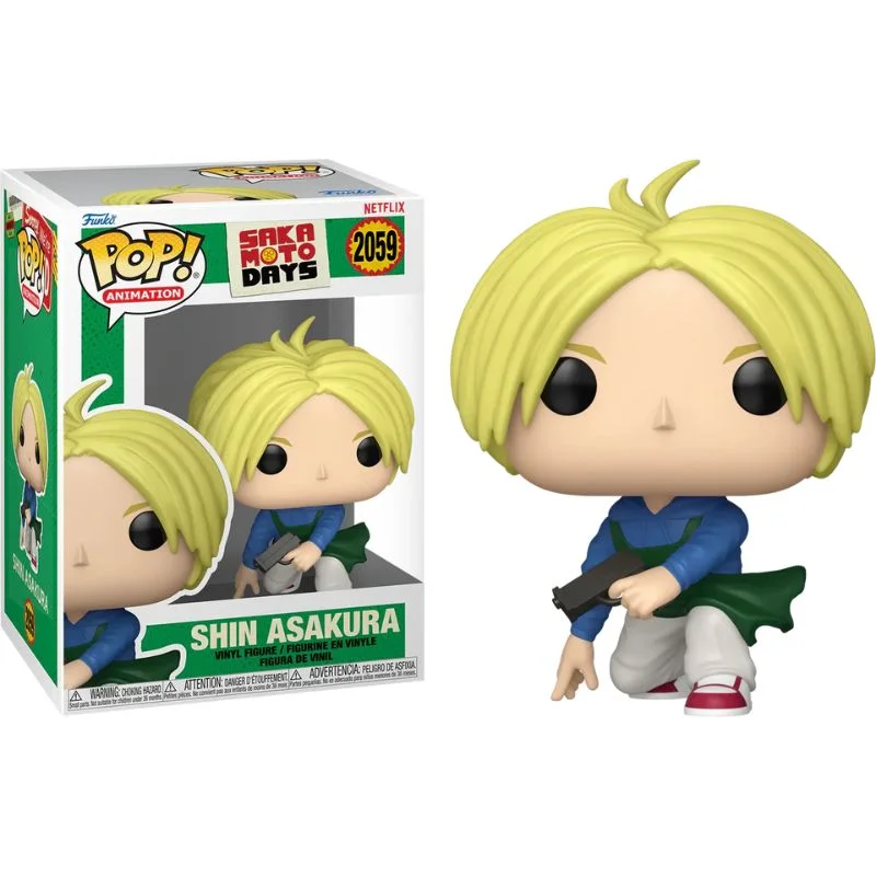 Funko Pop! Shin Asakura de Sakamoto Days con cabello rubio