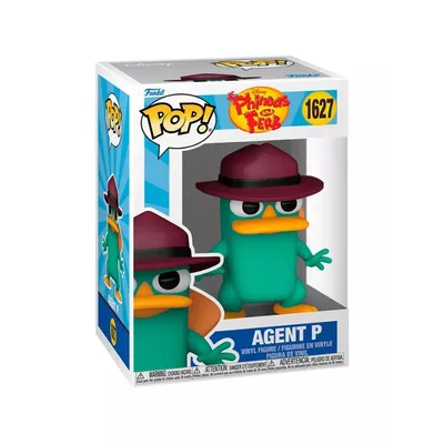 Figura Funko Pop Agent P Phineas and Ferb con sombrero