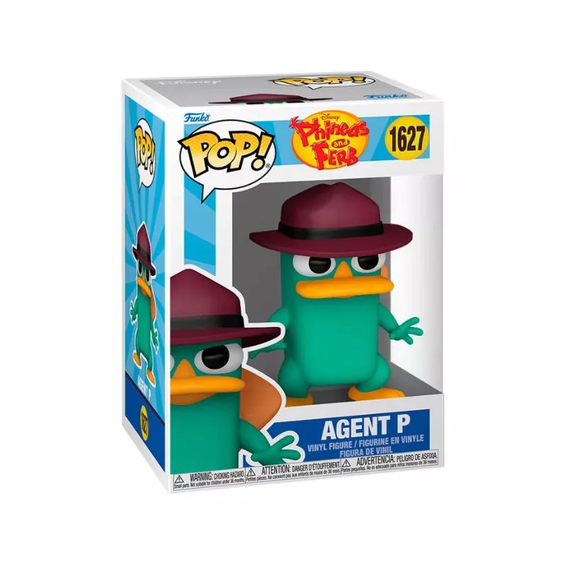 Figura Funko Pop Agent P Phineas and Ferb con sombrero