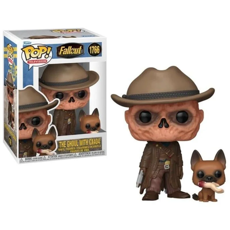 Funko Pop Ghoul con mascota CX404 de Fallout