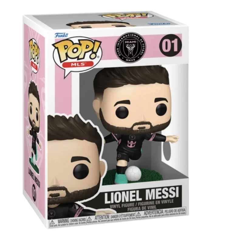 Figura Funko Pop Lionel Messi Inter Miami uniforme visitante