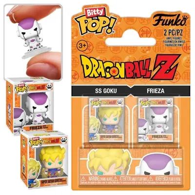 Minifiguras Bitty Pop Goku y Frieza de Dragon Ball Z