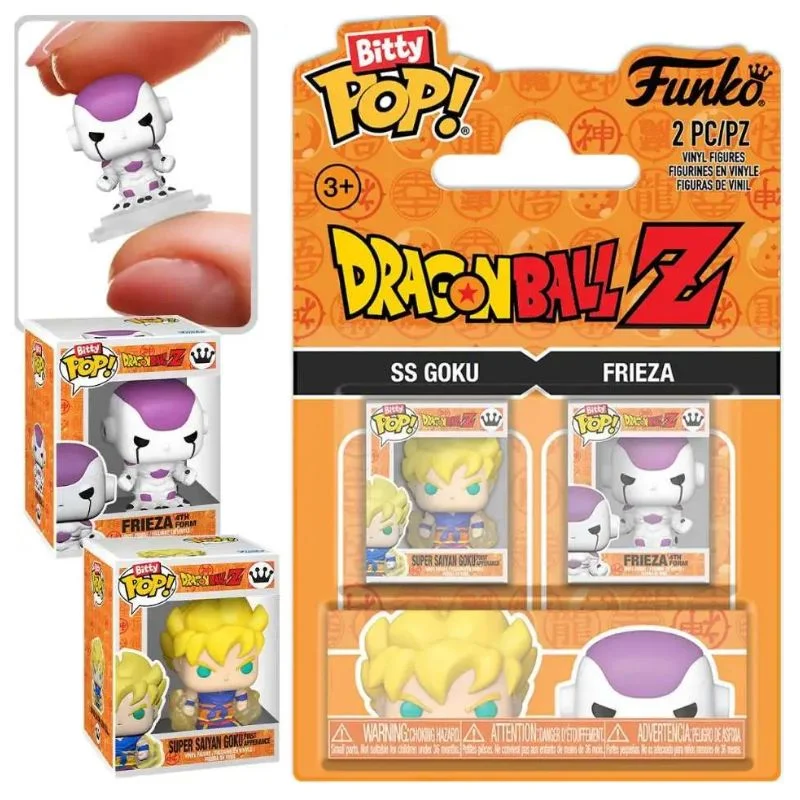 Minifiguras Bitty Pop Goku y Frieza de Dragon Ball Z