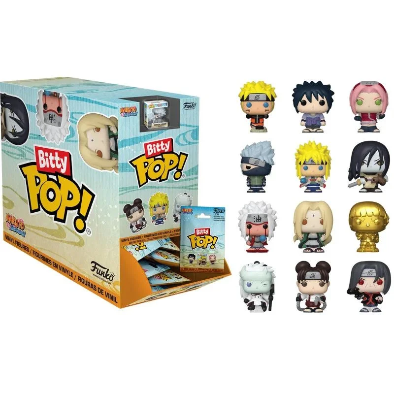 Figuras Bitty Pop Naruto Shippuden colección de personajes