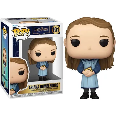 Funko Pop Ariana Dumbledore con uniforme azul de Hogwarts