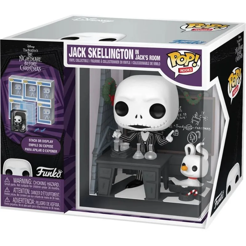 Funko Pop Jack Skellington en Jack's Room — The Nightmare Before Christmas