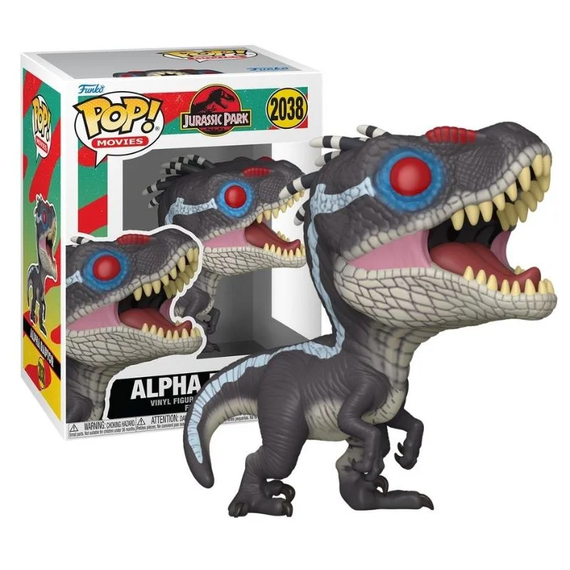 Funko Pop Alpha Raptor Jurassic Park figura vinilo