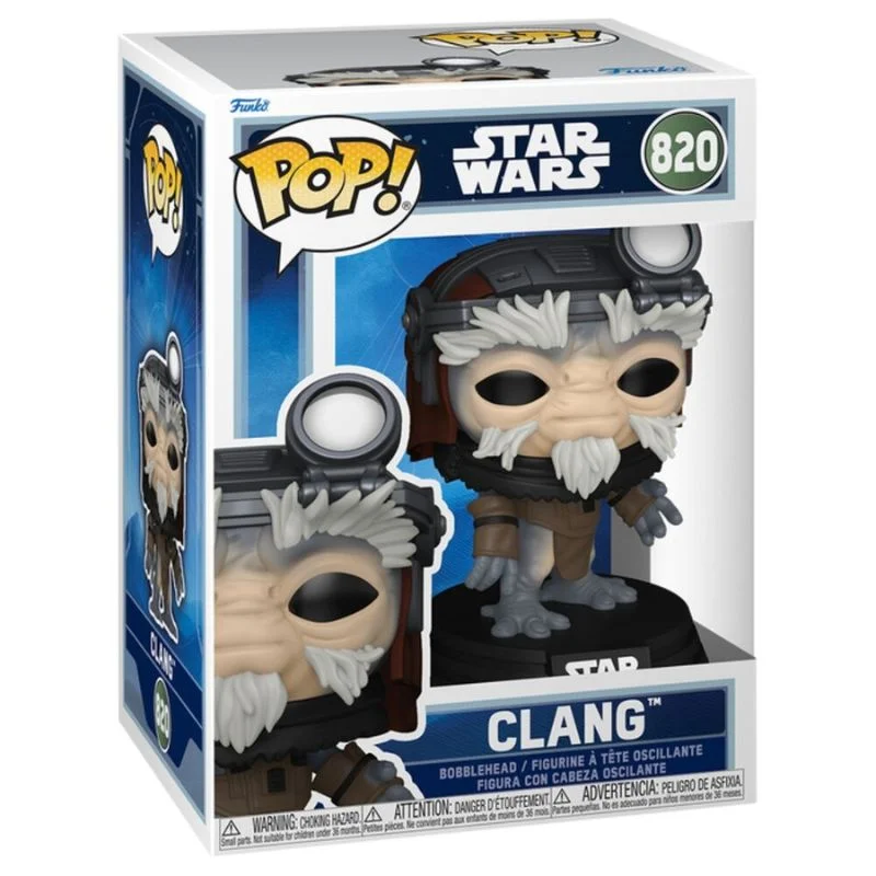 Funko Pop! Clang Star Wars #820 con barba blanca