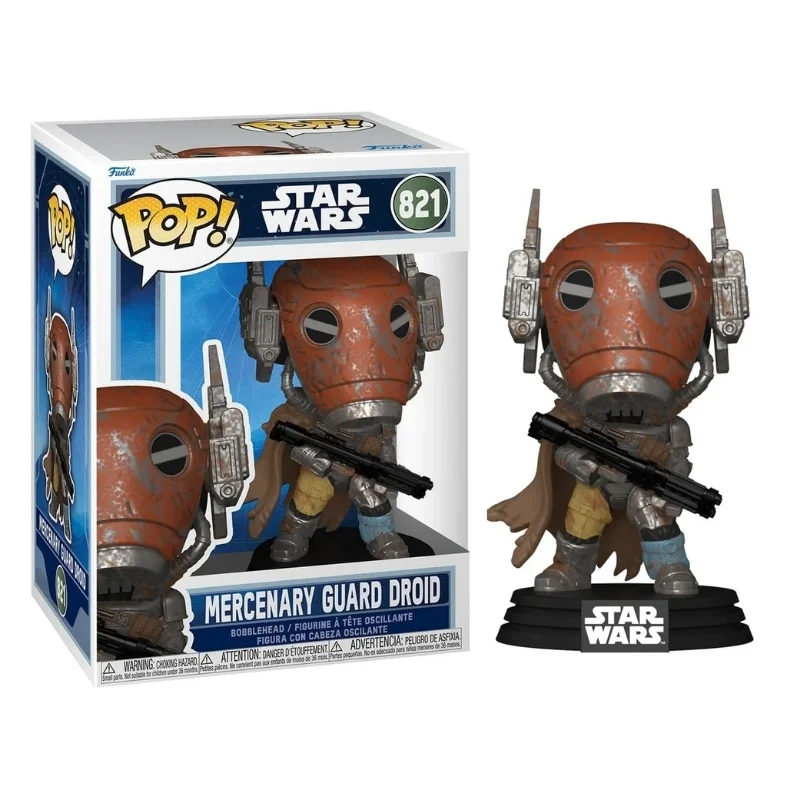 Funko Pop Mercenary Guard Droid Star Wars número 821