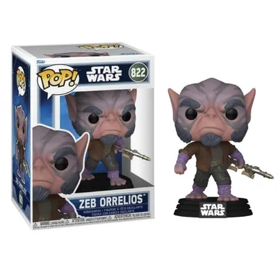Funko Pop Zeb Orrelios con rifle Star Wars 822