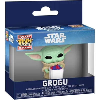 Llavero Funko Pop Grogu con comida — Star Wars