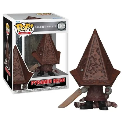 Funko Pop Pyramid Head Silent Hill 2 con cuchilla