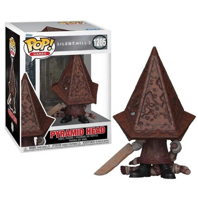 Funko Pop Pyramid Head Silent Hill 2 con cuchilla
