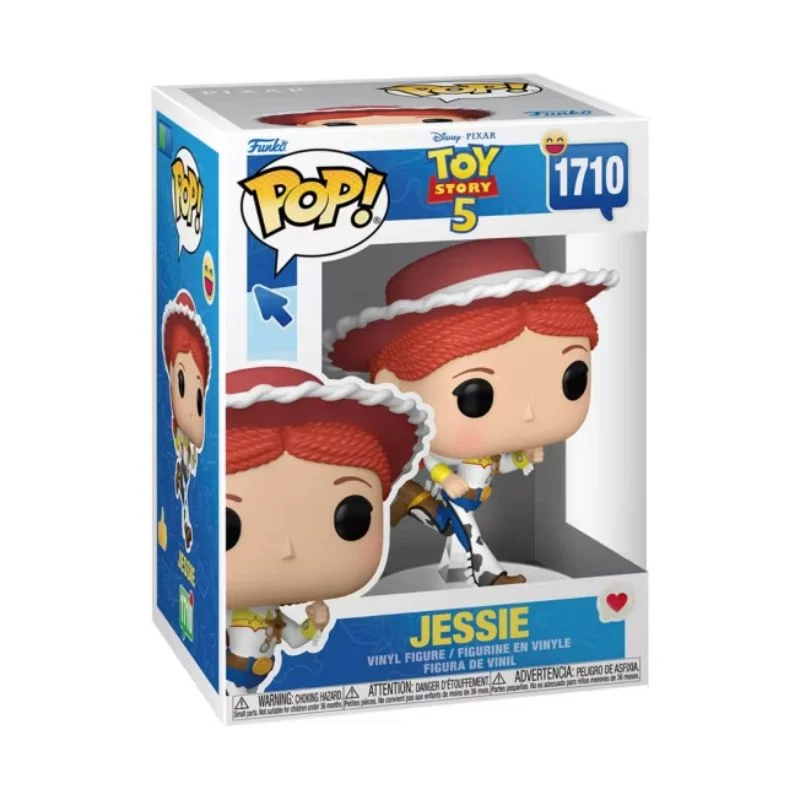 Funko Pop Jessie con traje rojo y sombrero vaquero de Toy Story 5