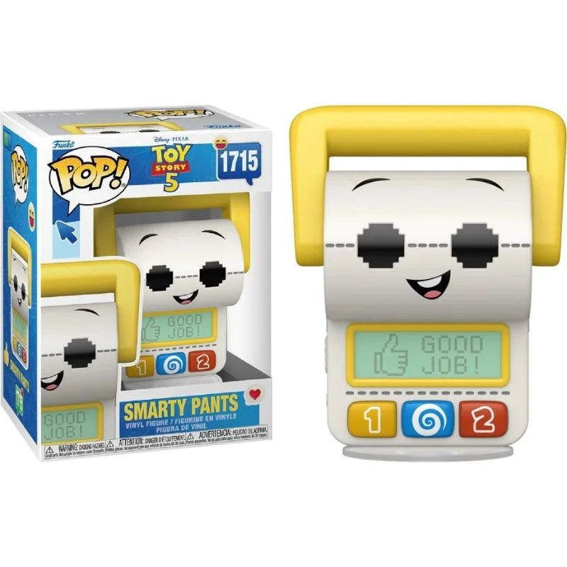 Funko Pop Smarty Pants Toy Story 5 con pantalla digital y botones de colores