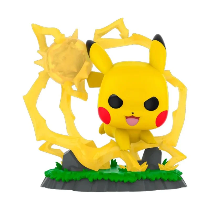 Figura Funko Pop Premium de Pikachu Pokémon amarillo