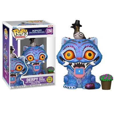 Funko Pop Derry con Sussie K-pop Demon Hunters brilla en la oscuridad