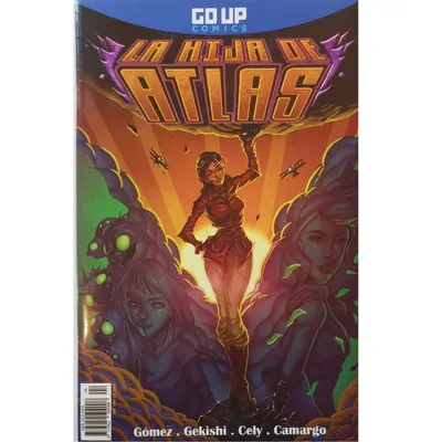 Portada del cómic La Hija de Atlas de Go Up Comics