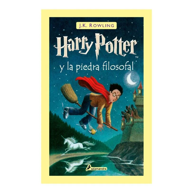 Portada del libro Harry Potter y la Piedra Filosofal de J.K. Rowling