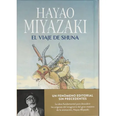 Portada Libro El Viaje de Shuna de Hayao Miyazaki con ilustración de personaje fantástico
