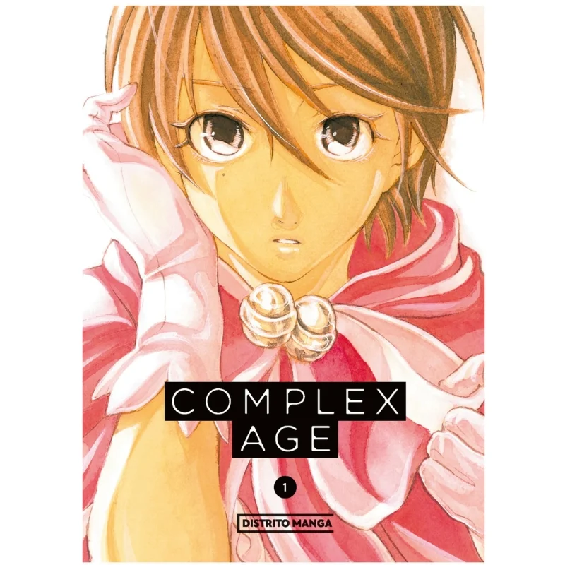 Portada Manga Complex Age Tomo 1 con protagonista femenina en tonos rosa y dorado