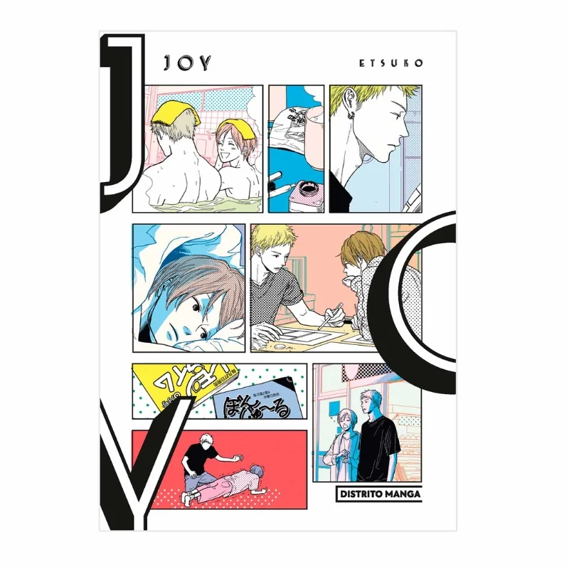 Portada del manga Joy tomo 1 de Etsuro con viñetas variadas