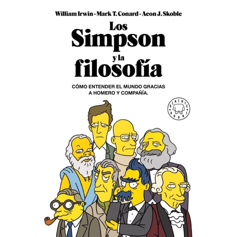 Portada del libro Los Simpson y la Filosofía con personajes de la serie