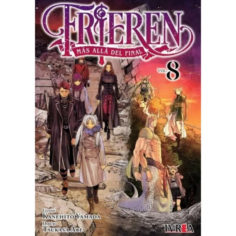 Portada Manga Frieren Tomo 8 - Editorial Ivrea