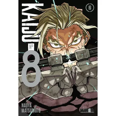 Portada del manga Kaiju No. 8 tomo 6 con personaje protagonista