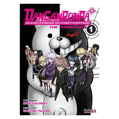 Manga Danganronpa 1 The Animation con Monokuma y personajes