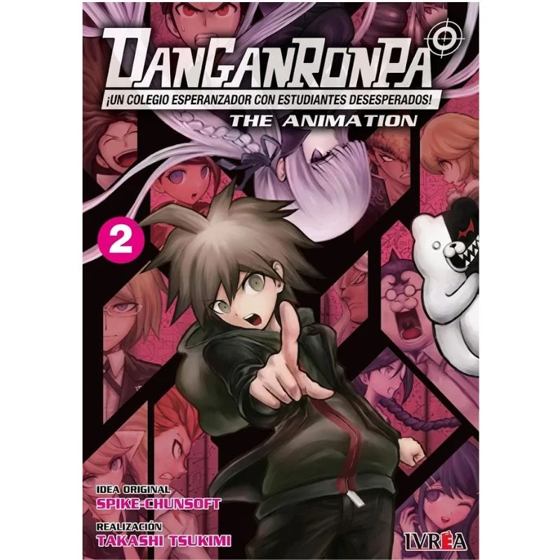 Portada Manga Danganronpa The Animation Tomo 2 Ivrea