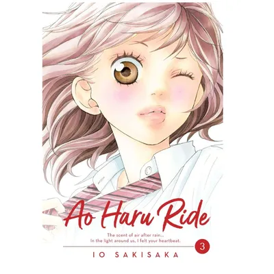 Portada Manga Ao Haru Ride Tomo 3 con chica de cabello rosa