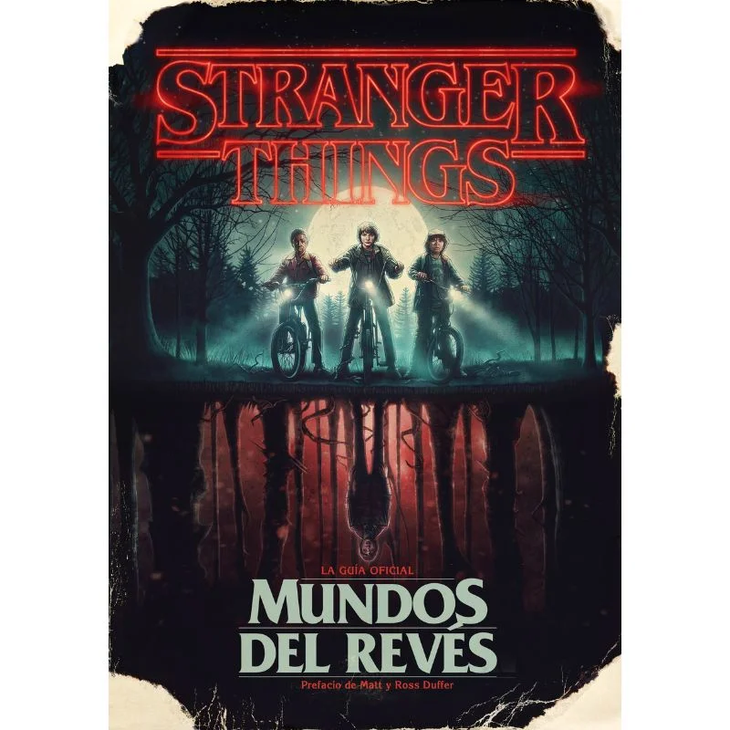 Portada del libro Guía Oficial Mundos del Revés de Stranger Things