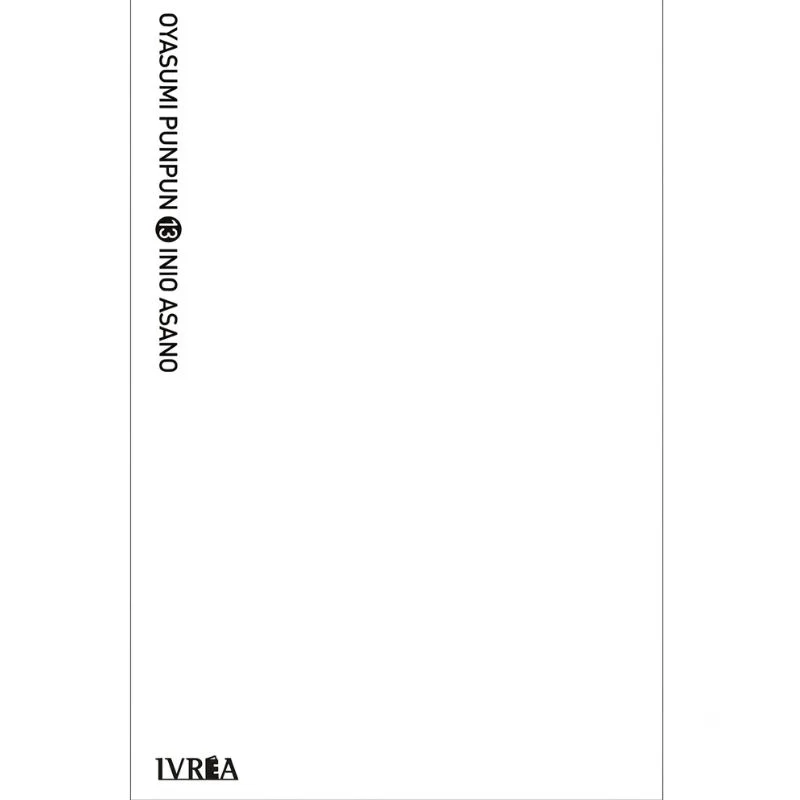 Portada del Manga Oyasumi Punpun Tomo 13 de Ivrea