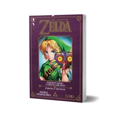 Manga The Legend of Zelda Majora's Mask A Link to the Past portada púrpura