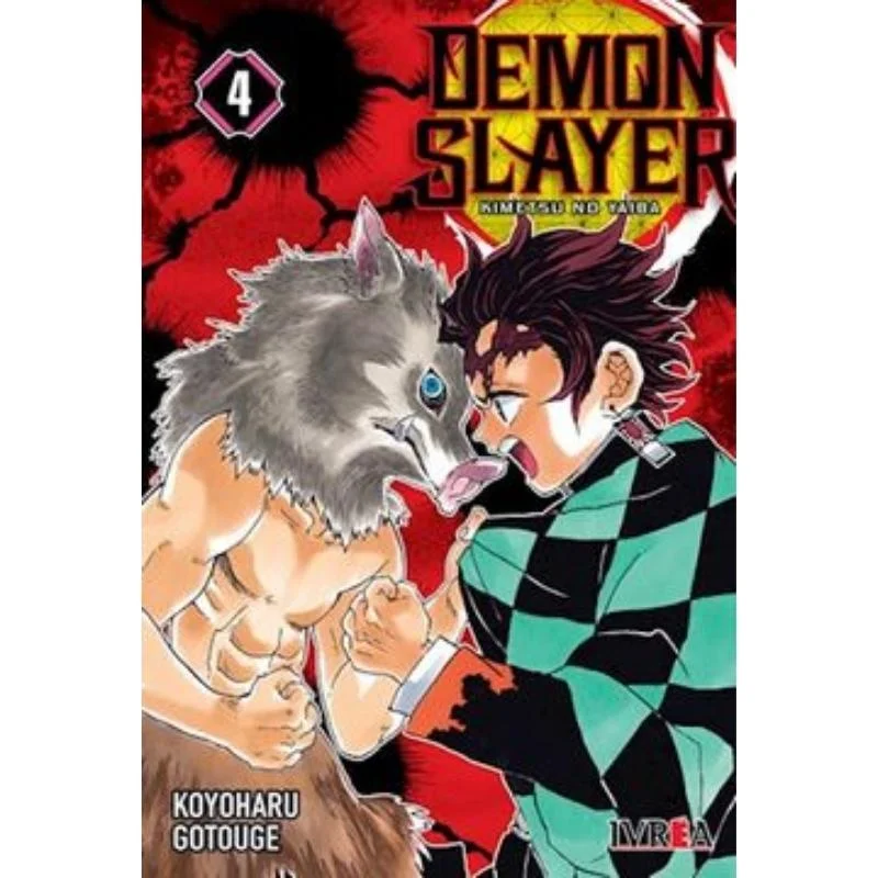 Portada Manga Demon Slayer tomo 4 Kimetsu no Yaiba
