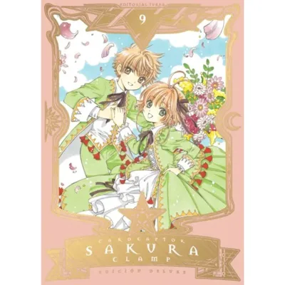Portada del tomo 9 de Cardcaptor Sakura edición deluxe con Sakura y Syaoran