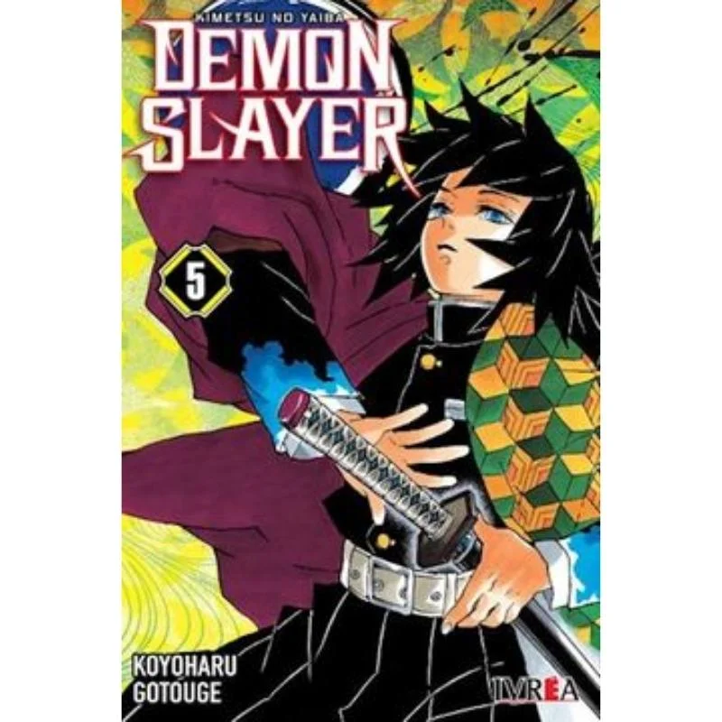 Portada Manga Demon Slayer tomo 5 Kimetsu no Yaiba