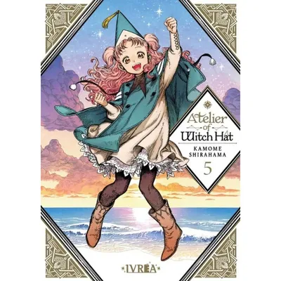 Portada Manga Atelier of Witch Hat Tomo 5 con Agott en traje mágico