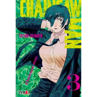 Portada Manga Chainsaw Man Volumen 3 IVREA